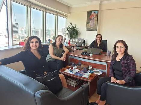 Dear Gamze Aşnuk and Filiz Oğuz, President of Entrepreneurial Business Women Support Association, Visited Us