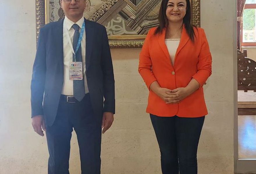 We met with Mr. Yıldırım Bayar, Head of Smart Cities Department of the Ministry of Environment, Urbanization and Climate Change, at Anadolu Bilişim Meetings