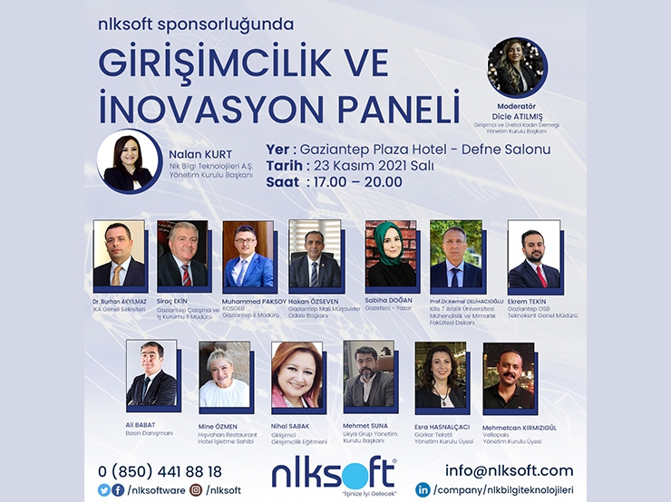 we are Organizing an Entrepreneurship and Innovation Panel Sponsored by nlksoft