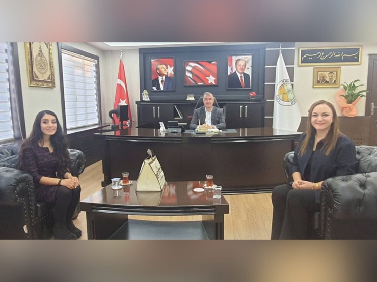 We met with the Mayor of Kahta, Mr. İbrahim Yusuf Turanlı.