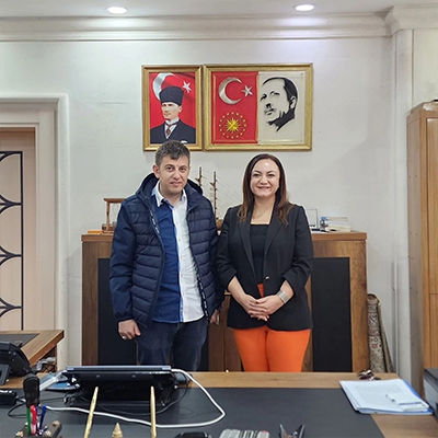 We Visited Midyat Municipality Private Secretary Mr. Halil Polat in his Office