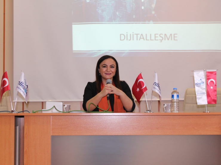 Our Chairman of the Board of Directors, Nalan Kurt, took part in his career days with his speech titled “Entrepreneurship and Digitalization”.