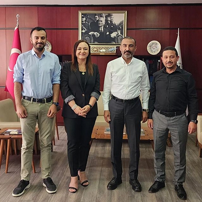 We visited Mehmet Tuncay Yıldırım, President of Gaziantep Chamber of Commerce, in his office.We visited Mehmet Tuncay Yıldırım, President of Gaziantep Chamber of Commerce, in his office.