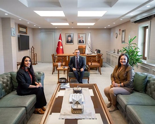 We visited Gaziantep Governor Mr. Kemal Çeber in his office.