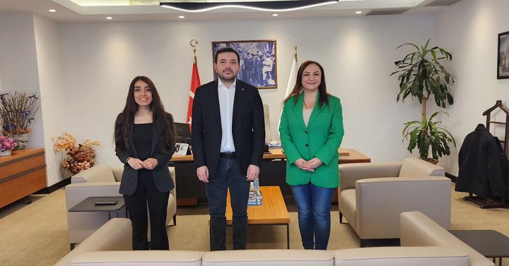 We visited Mr. Cihan Koçer, Chairman of the Board of Gagiad, in his office.